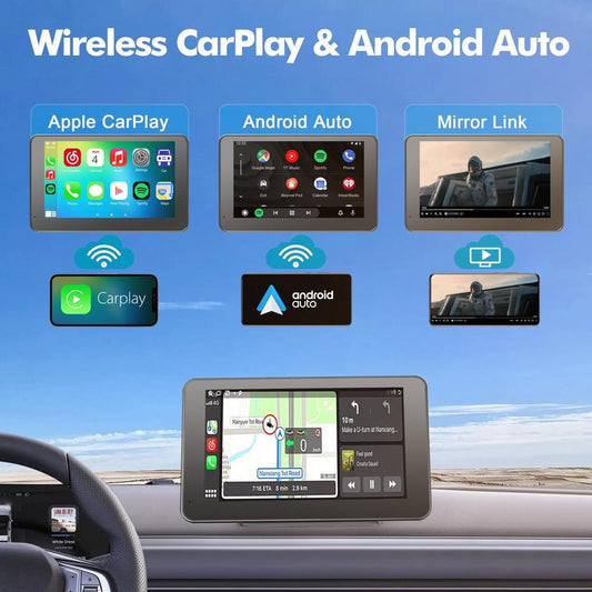 2025 Upgraded Wireless CarPlay Screen for Andriod & Iphone : The Ultimate Portable Car Play Adapter for Seamless In-Car Entertainment DealDiscovery