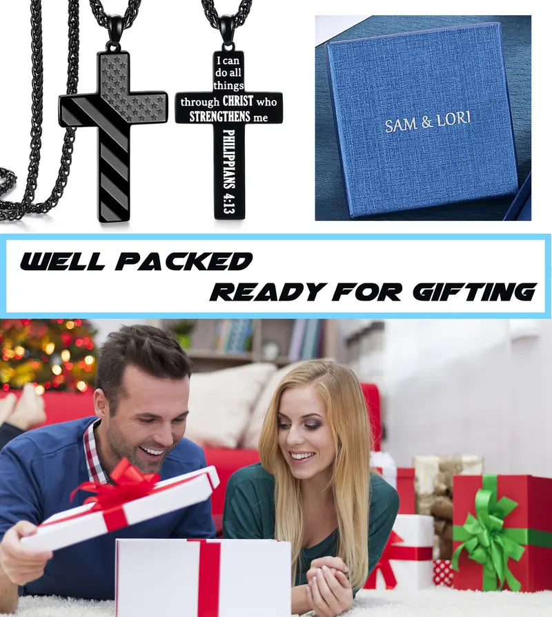 What to Watch: Top Rated Confirmation Gift for Young Men – Front Flag Honors Faith & Country, Back Quote Builds Daily Courage – 1.8” x 1.2” Stainless Steel – Free Delivery Ghana.