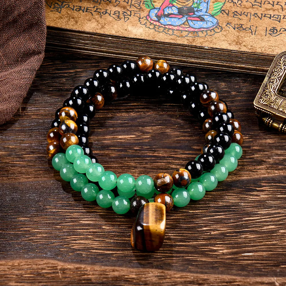 Tiger Eye Pendant Healing Crystal Stone ，Anniversary, Vacation &Theme Parties Jewelry Charms Abundance Crystal bracelet，Long Chain，Sweater chain，Ideal Gift Jewelry for Men and Women