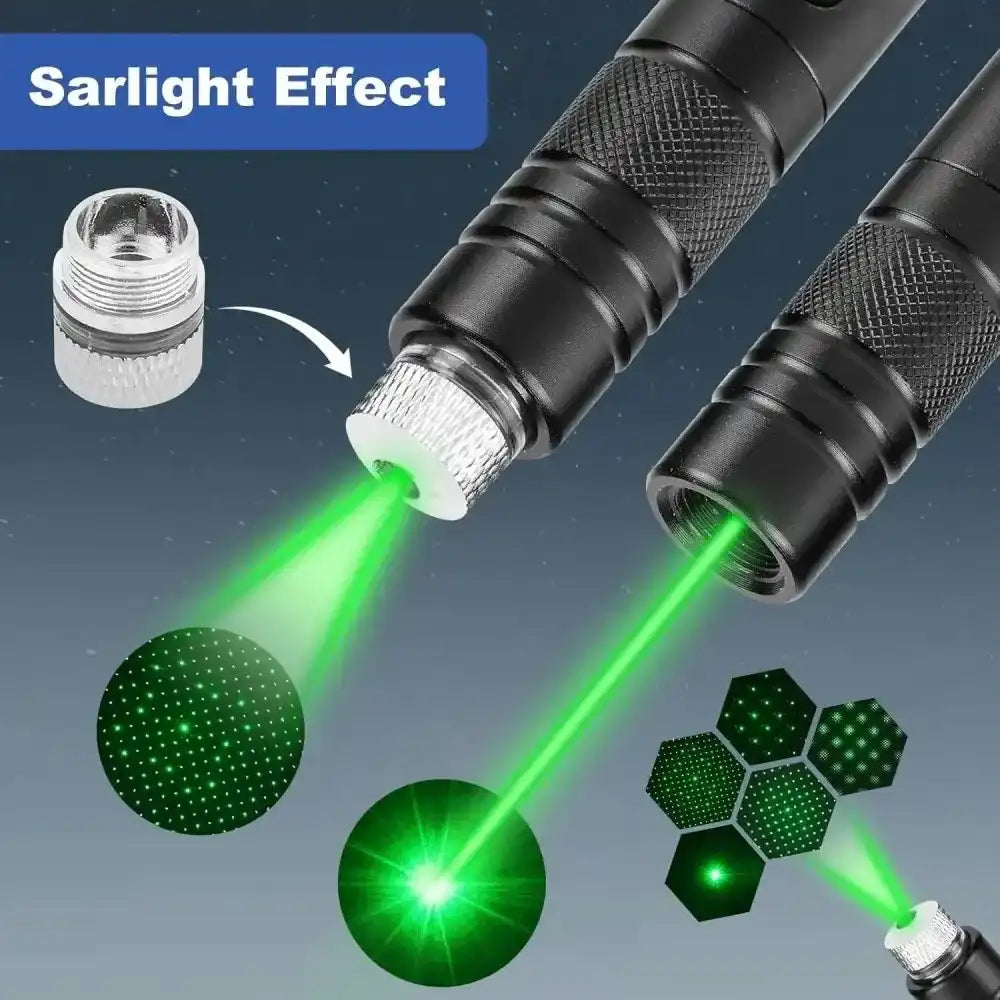 High-Power Laser Pointer with Visible Beam, Long-Range Visible Light, Ideal for Night Use and Outdoor Activities, Durable Design, Handheld Laser Pen