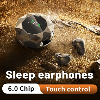 Mini Wireless Sleep Earbuds for Side Sleepers, Bluetooth 6.0  in-Ear Headphones with Noise Reduction,Ultra Small Hidden Earphones, Comfortable Fit for Long Wear & Deep Sleep&Work summerwins summerwins