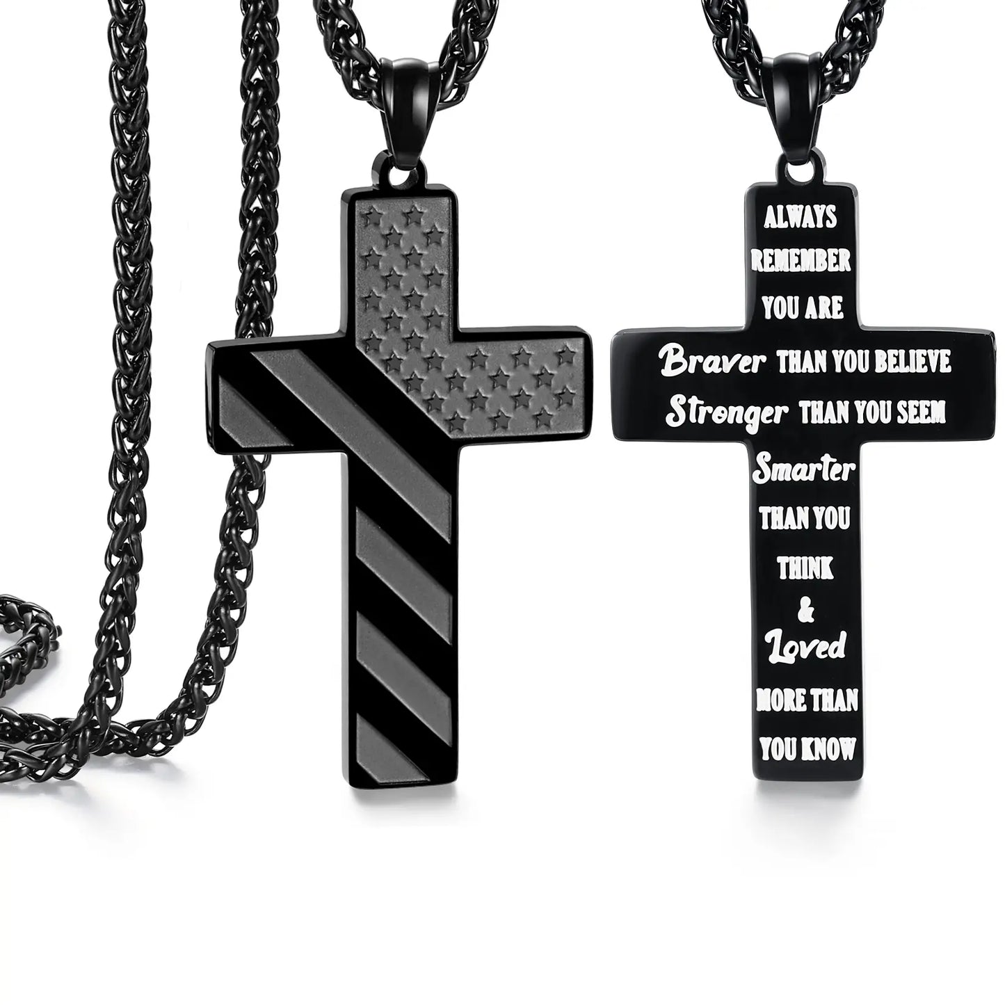 What to Watch: Top Rated Confirmation Gift for Young Men – Front Flag Honors Faith & Country, Back Quote Builds Daily Courage – 1.8” x 1.2” Stainless Steel – Free Delivery Ghana.