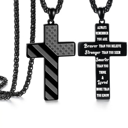 What to Watch: Top Rated Confirmation Gift for Young Men – Front Flag Honors Faith & Country, Back Quote Builds Daily Courage – 1.8” x 1.2” Stainless Steel – Free Delivery Ghana.