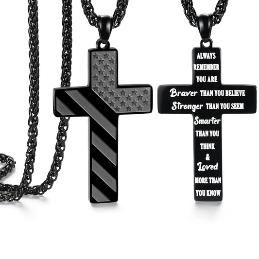 What to Watch: Top Rated Confirmation Gift for Young Men – Front Flag Honors Faith & Country, Back Quote Builds Daily Courage – 1.8” x 1.2” Stainless Steel – Free Delivery Ghana.