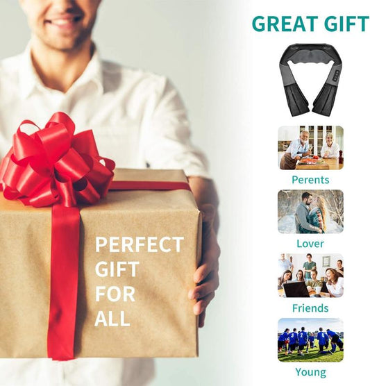 The Signature Massager - Ultimate Heat & Shiatsu Relief for Neck & Shoulders The Executive Gift. Unwind with the ultimate tool for tension release. Premium design with deep-kneading Shiatsu and adjustable heat.