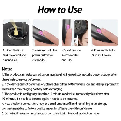Electric Scalp Massager（with Gift Box）, Handheld Hair Scalp Massager, Hair Scalp Massaging Comb, 3 Modes, Scalp Scrubber, Hair Massage Tool, Scalp Stimulator for Home & Travel