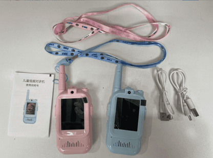 ZealSound Rechargable 2-Pack Kids Video Walkie Talkies Toys with Camera- 3-5H Playtime, 500-1500ft Range, Clear Sound&4 Voice Changers, Volume Adjustable Perfect Gift for 3-12, Great for Outdoor Play & Indoor Fun, Holiday & Birthday & Christmas Presents