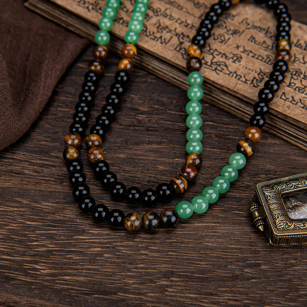 Tiger Eye Pendant Healing Crystal Stone ，Anniversary, Vacation &Theme Parties Jewelry Charms Abundance Crystal bracelet，Long Chain，Sweater chain，Ideal Gift Jewelry for Men and Women