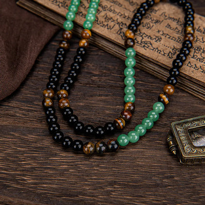 Tiger Eye Pendant Healing Crystal Stone ，Anniversary, Vacation &Theme Parties Jewelry Charms Abundance Crystal bracelet，Long Chain，Sweater chain，Ideal Gift Jewelry for Men and Women