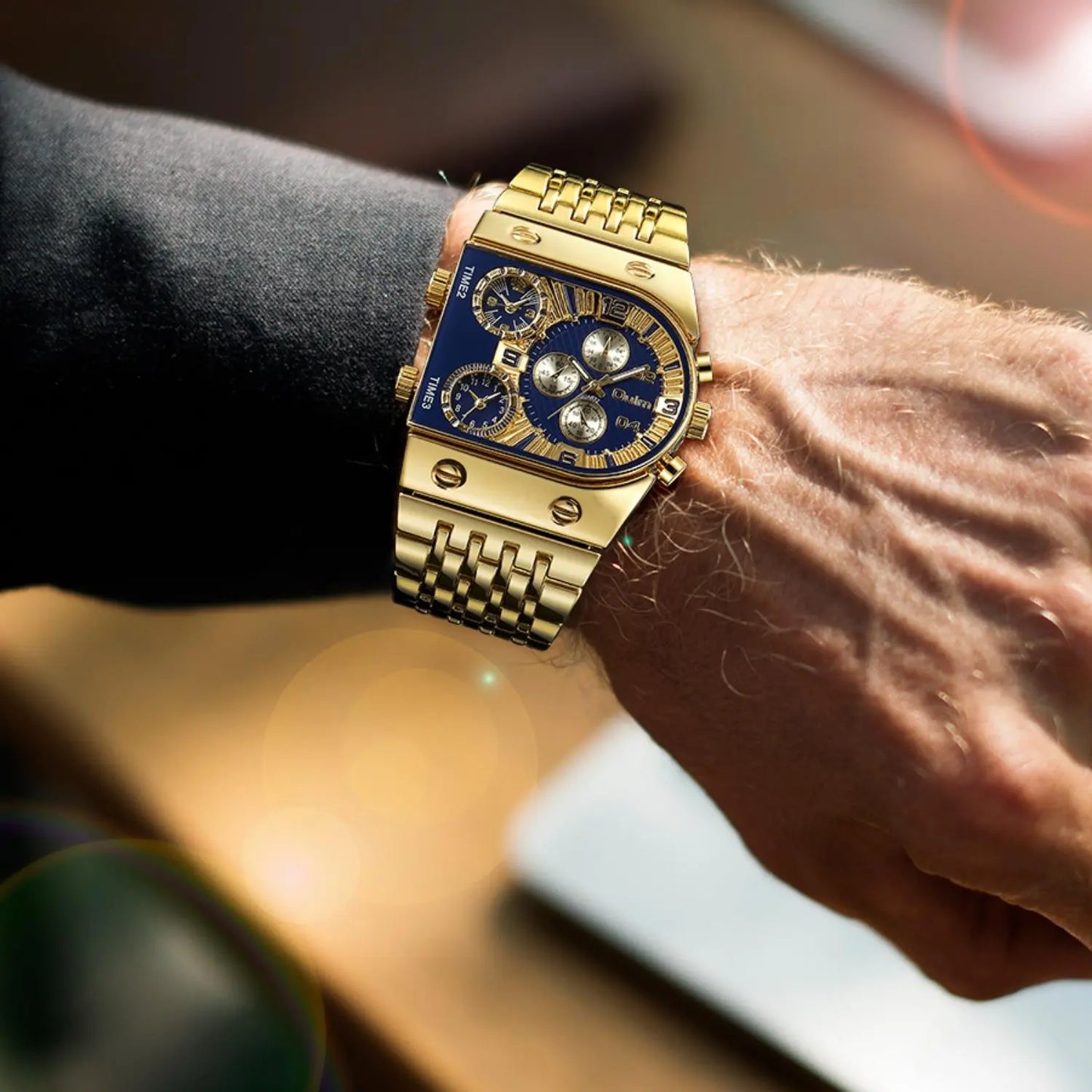 Men's Luminous Quartz Watch, Fashion Watch for Party, Daily Decor, Trendy All-match & Exquisite Watch for Birthday Gift with Box, Business Fashion Watches