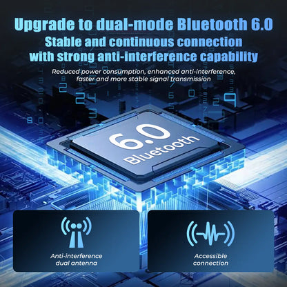 HTC NE49 TWS Wireless Earbuds - Bluetooth 6.0 Gaming Headsets, High Fidelity, IPX5 Waterproof, Built-in Microphone, High Quality Headphones, Bluetooth Headphones, Earbuds Wireless, Ideal for Sports, Unique Gifts for Man, Cool Gifts for Guys