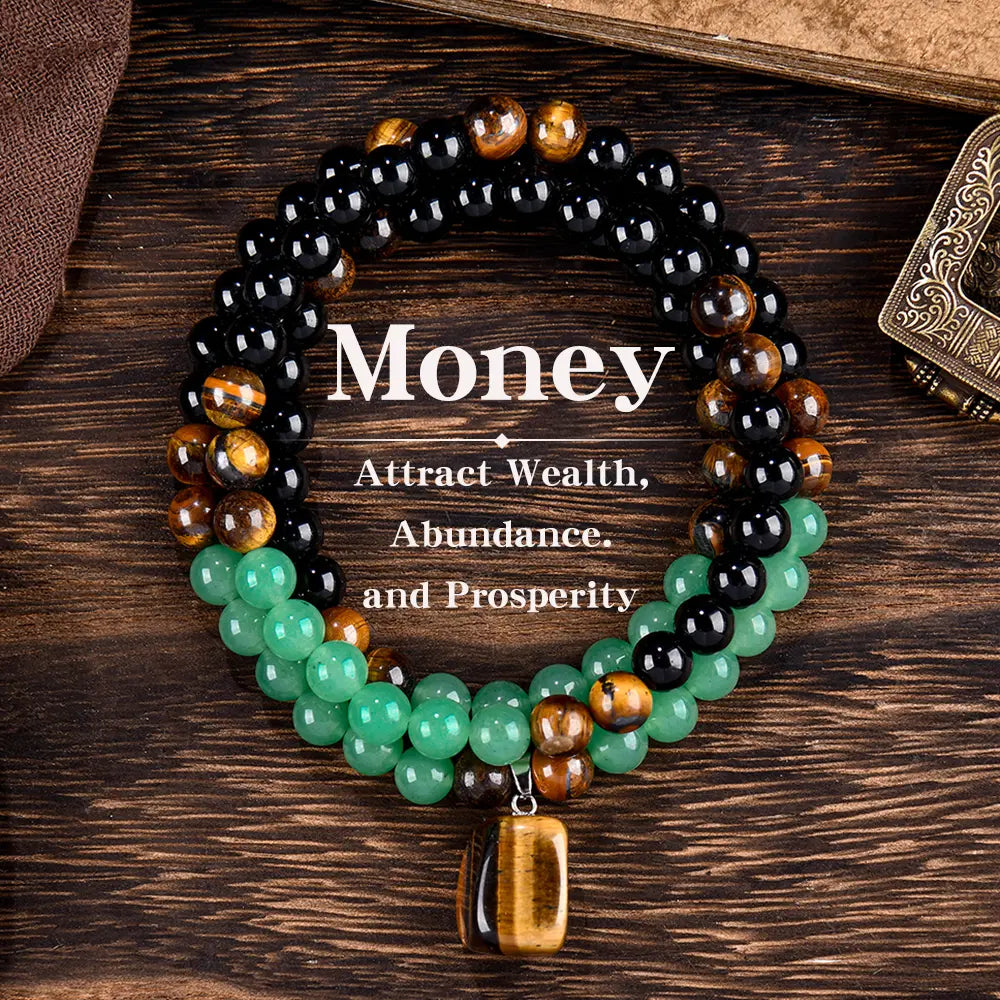 Tiger Eye Pendant Healing Crystal Stone ，Anniversary, Vacation &Theme Parties Jewelry Charms Abundance Crystal bracelet，Long Chain，Sweater chain，Ideal Gift Jewelry for Men and Women