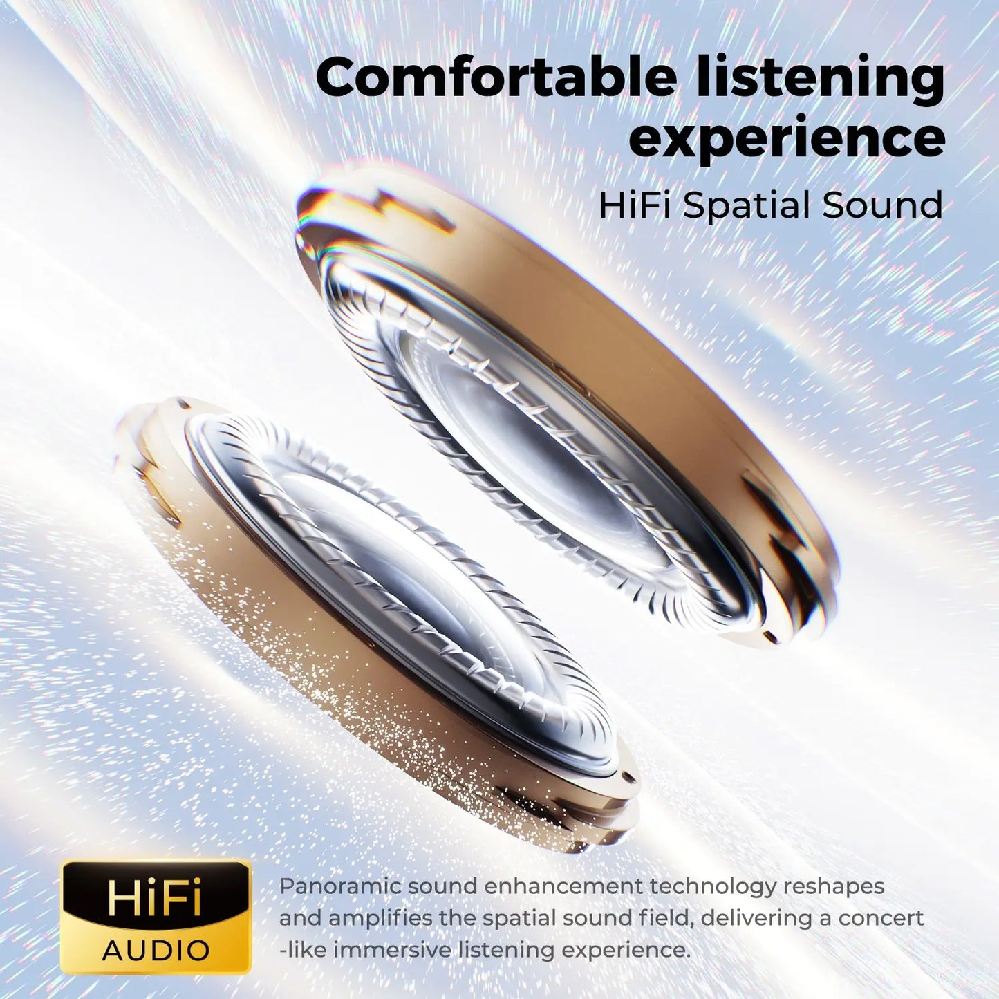 In-Ear Ai Translation Headphones, Bluetooth-compatible 6.0 Wireless, Real-Time Translate 135 Languages, HiFi Sound, Ipx5 Waterproof, Wireless Earbuds