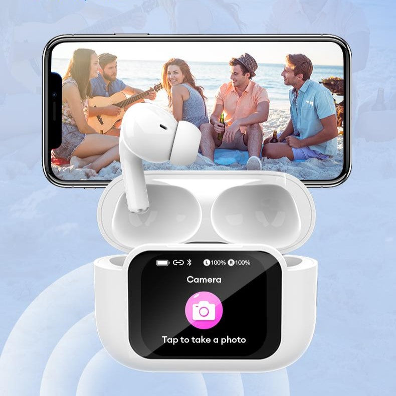 2026 New Multifunctional Wireless Headphones with Bluetooth, Colorful LCD Smart Touch Screen, Personalized Screensaver, Hi-Fi Sound, Ideal for Office, Study, Sport & Calls
