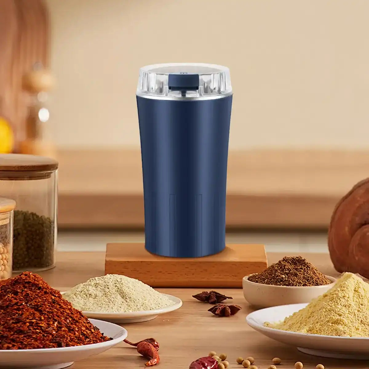 300W Electric Coffee Grinder for Fast Grinding—Perfect for Beans, Spices, Nuts & More. Compact and portable, this ultra-fine powder grinder doubles as a food processor and mixer for all your kitchen needs. Multi-Function Grinding Tlools