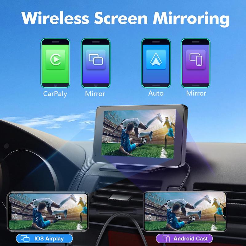 2025 Upgraded Wireless CarPlay Screen for Andriod & Iphone : The Ultimate Portable Car Play Adapter for Seamless In-Car Entertainment DealDiscovery