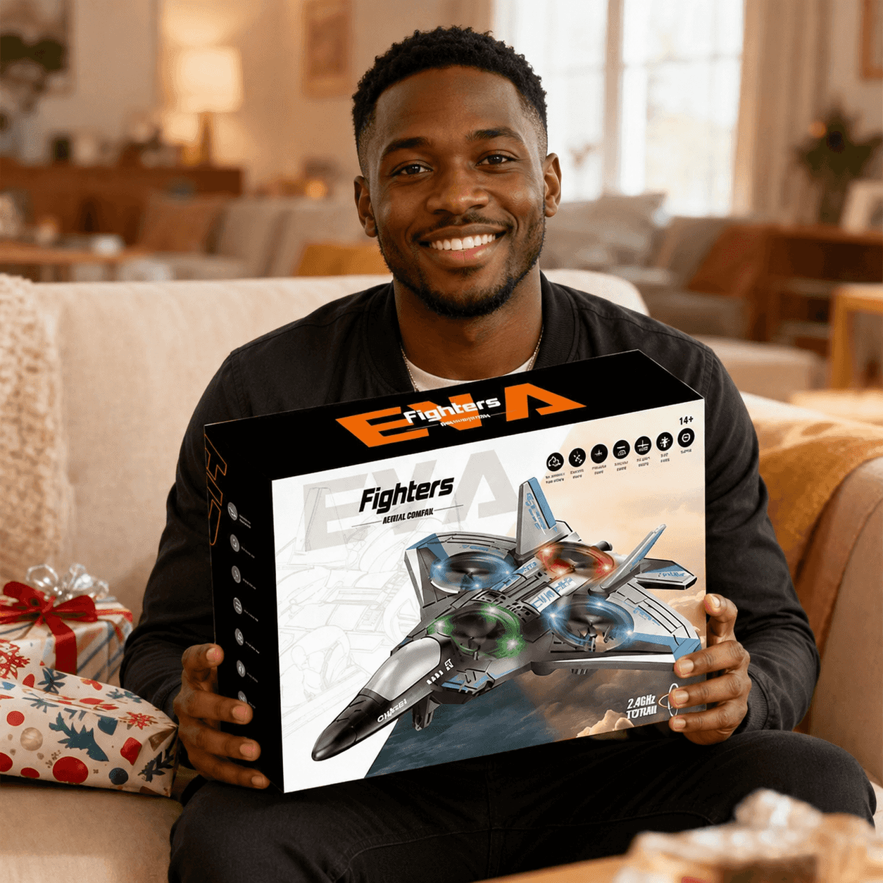 RC  Planes Remote Control Airplanes for Kids, Foam Remote Control Planes for Kids Adults Beginners, Remote Control Helicopter Fighter Jet Drones for Kids Adults, 360° Flip Easy to Fly