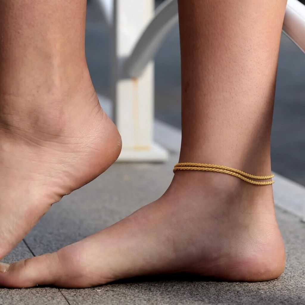 Dainty Layered Waterproof Anklet For Women Adjustable Womens Anklet Set Stackable Figaro Beaded Cuban Link Anklets Daily Clothing Decor For Beach Summer Trendy All-match & Exquisite Jewelry For Valentine's Day gifts