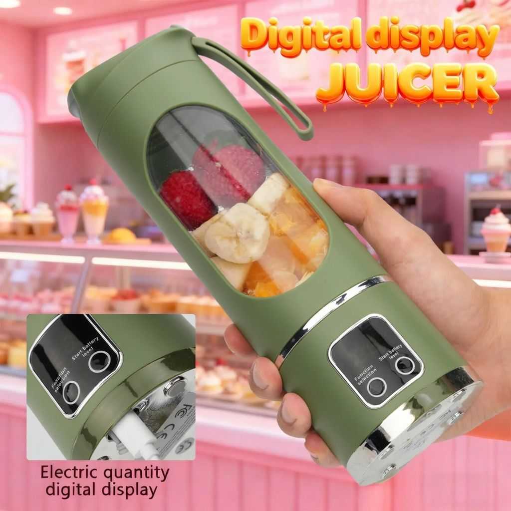 Ultimate Portable Blender! USB Rechargeable & Compact for Smoothies On-The-Go - Perfect Travel, Back To School & Gym! Leak Proof Design, Makes Shakes & Baby Food in Seconds cup juicer rechargeable mini blender vegetable