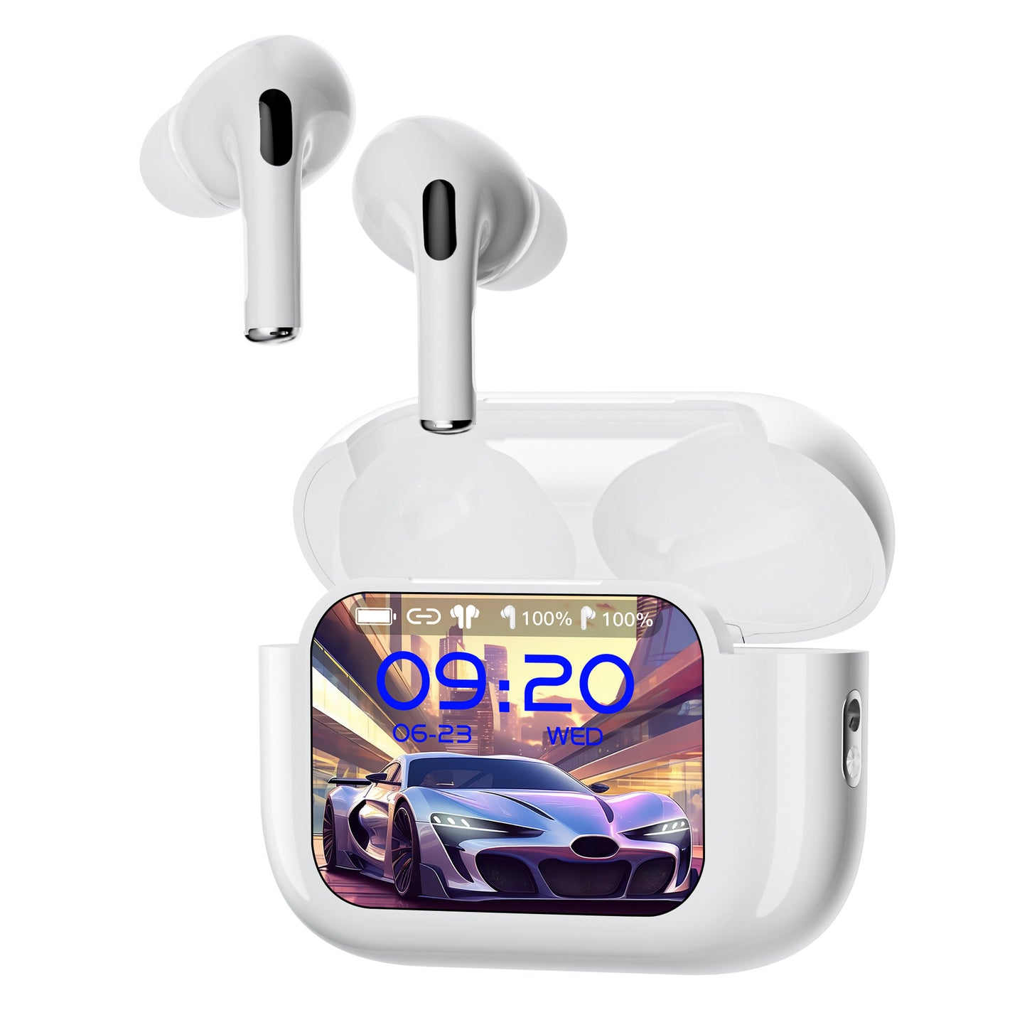 2026 New Multifunctional Wireless Headphones with Bluetooth, Colorful LCD Smart Touch Screen, Personalized Screensaver, Hi-Fi Sound, Ideal for Office, Study, Sport & Calls
