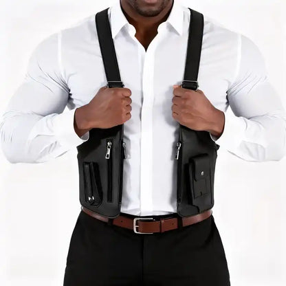 Adjustable Underarm Shoulder Bag for Men and Women - Anti-theft Hidden Storage for Cell Phones and Other Hunting and Outdoor Gear, High-Quality Faux Leather (PU Leather) best holiday gift