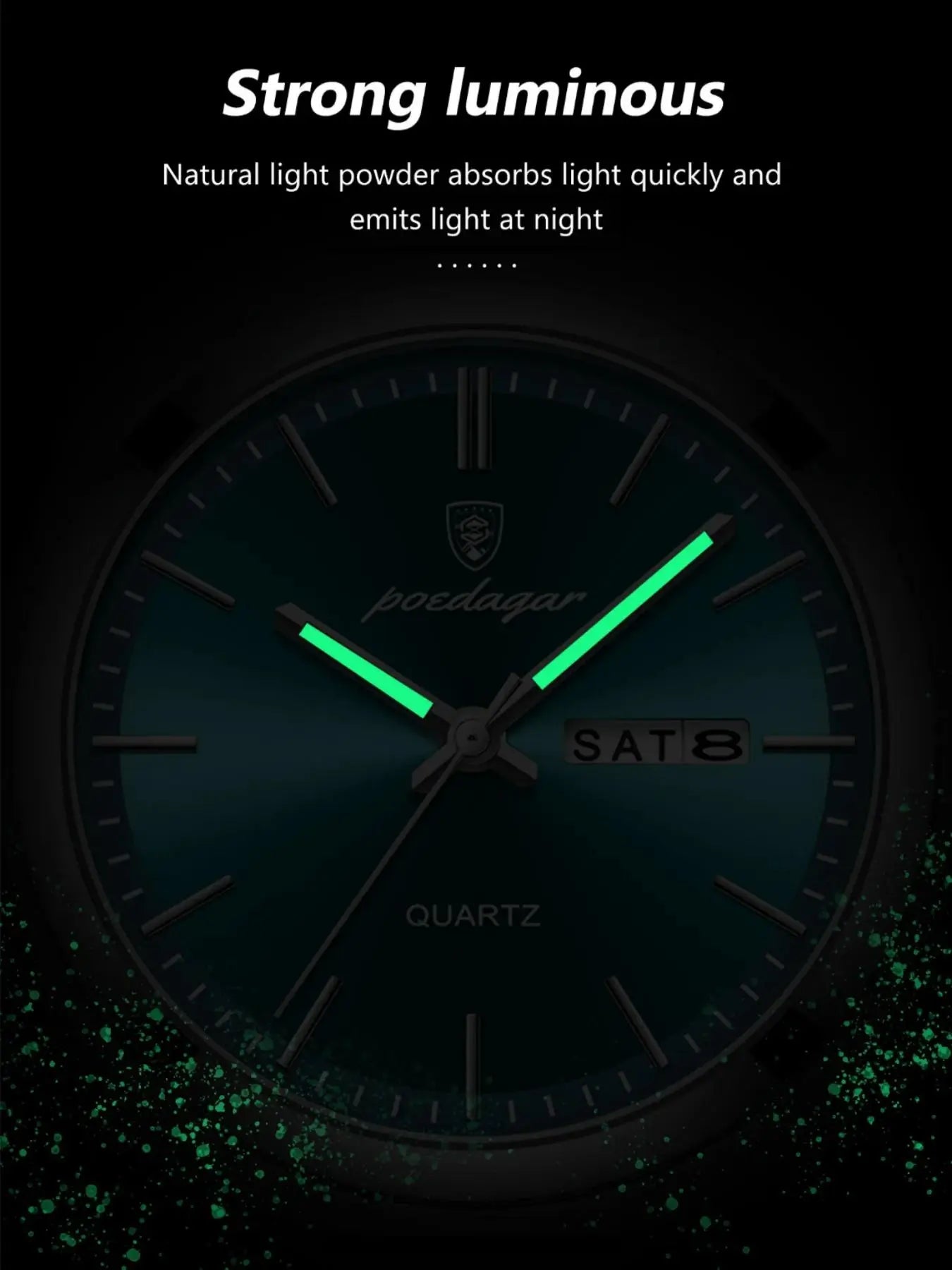 Men's Round Dial Analog Quartz Watch with Stainless Steel Strap, Business Fashion Watch, Modern Fashionable Wristwatch