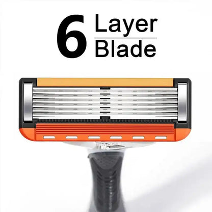 Razor Blade Replacement Set for Men, 48pcs Razor Blades with 1 Count Handle, Shaver Razors, Stainless Steel Handheld Shaver for Daily Use#GLOBAL PICKS