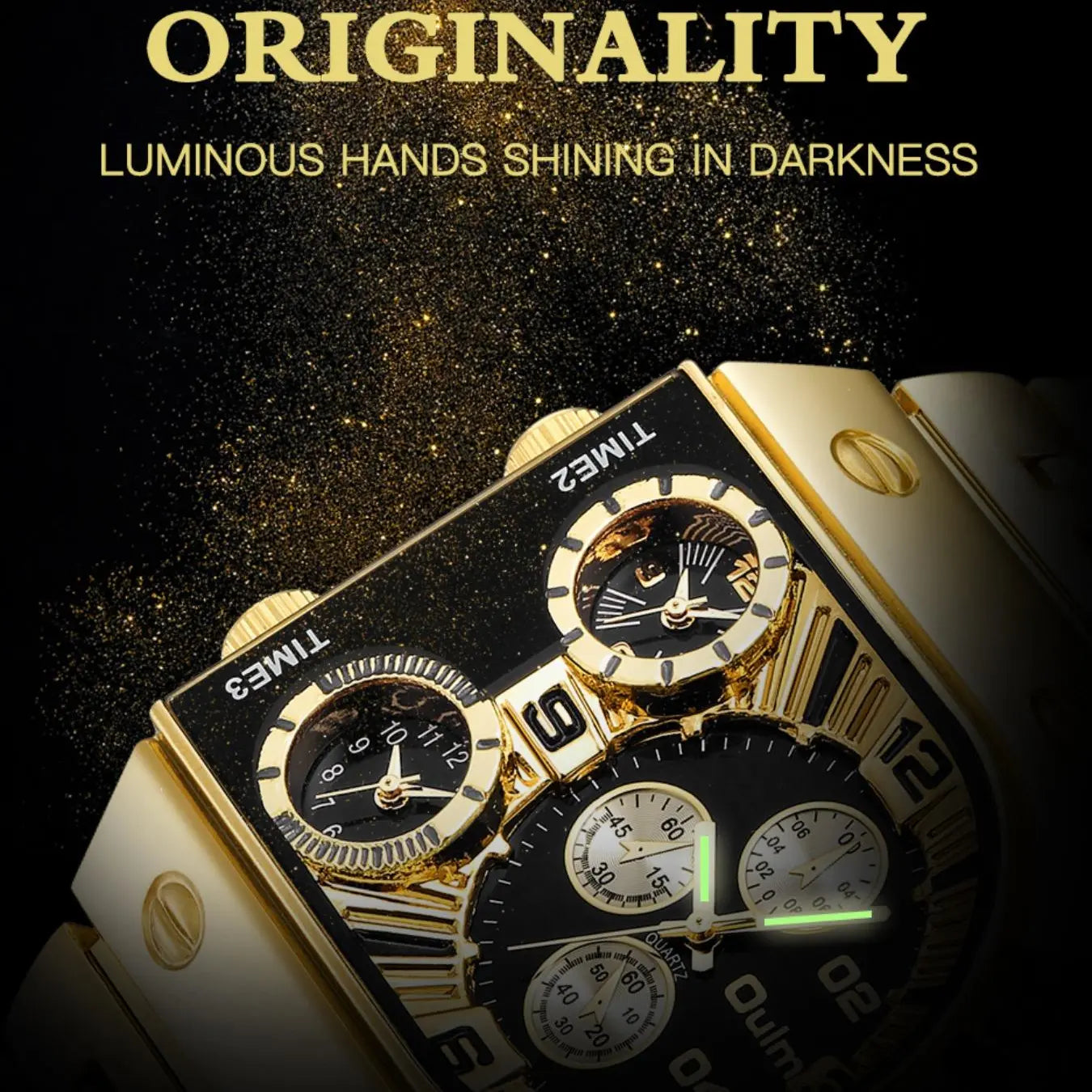 Men's Luminous Quartz Watch, Fashion Watch for Party, Daily Decor, Trendy All-match & Exquisite Watch for Birthday Gift with Box, Business Fashion Watches