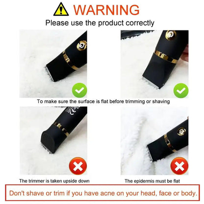Scttomon 3 in 1 Electric Body Hair Trimmer,Groin Hair Trimmer for Men,Waterproof Electric Shaver Nose Hair Trimmer,Men's Hair Removal Device Cordless,Manscape Trimmer with Standing Recharge Dock