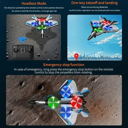 RC  Planes Remote Control Airplanes for Kids, Foam Remote Control Planes for Kids Adults Beginners, Remote Control Helicopter Fighter Jet Drones for Kids Adults, 360° Flip Easy to Fly