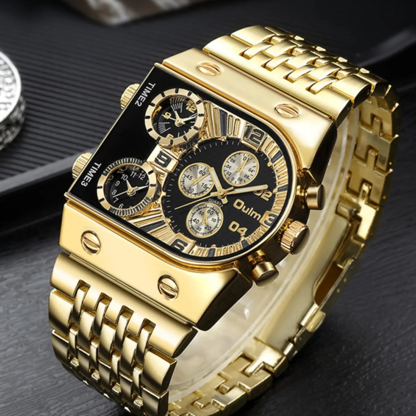 Men's Luminous Quartz Watch, Fashion Watch for Party, Daily Decor, Trendy All-match & Exquisite Watch for Birthday Gift with Box, Business Fashion Watches