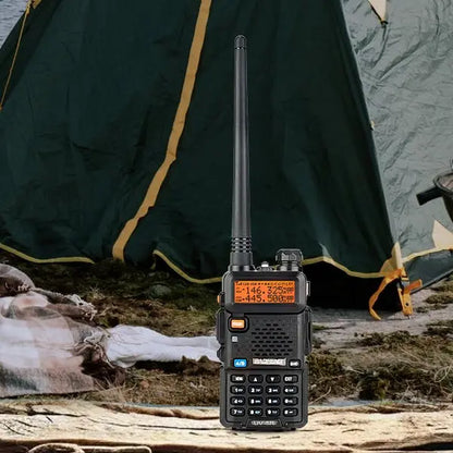 UV-5R Dual Band Two Way Radio Transceiver (2 Pack Full Kit), USB Charging Long Range Supports CHIRP Portable Handheld Walkie Talkie, Wireless Electronic Gadgets, Digital Intercom, Compact, Device, Remote, Durable Handheld Ham Radio Transceiver