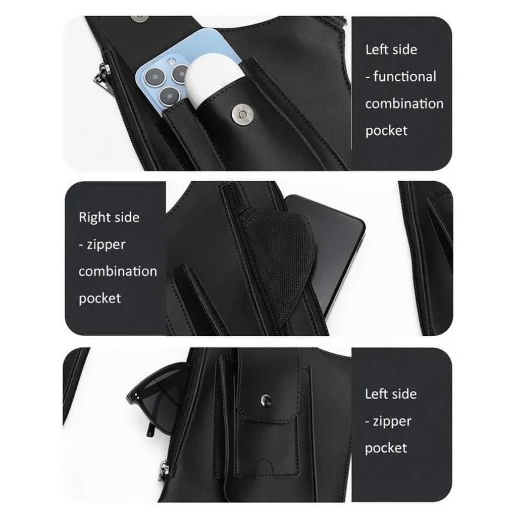 Adjustable Underarm Shoulder Bag for Men and Women - Anti-theft Hidden Storage for Cell Phones and Other Hunting and Outdoor Gear, High-Quality Faux Leather (PU Leather) best holiday gift
