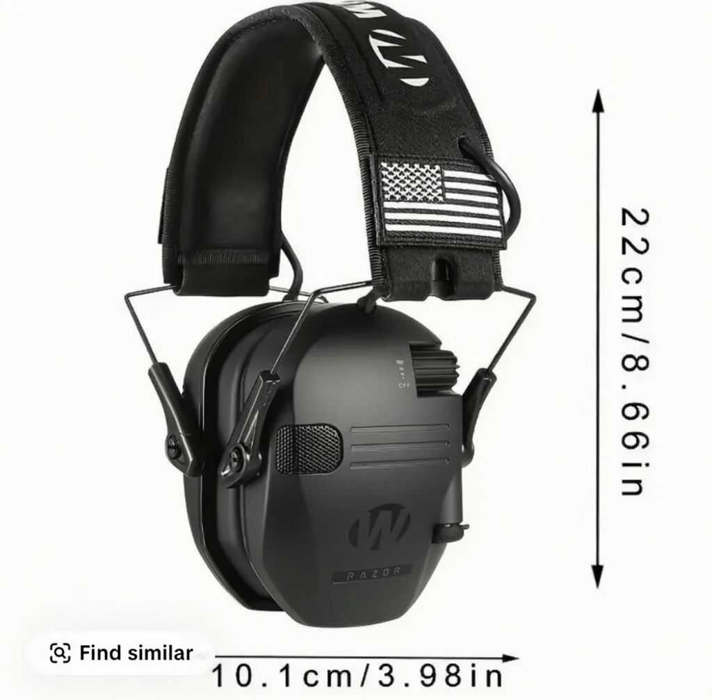 Electronic Hearing Protector, Noise Reduction Earmuffs, Head Mounted Wired Earmuffs, Hearing Protection Earphone for Outdoor Activities, Thanksgiving Day Gifts, Christmas Gifts.